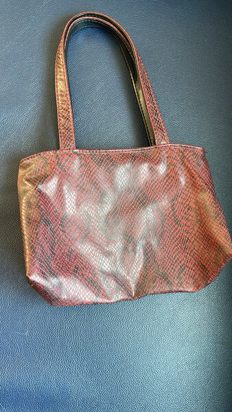 Sac à main peau de serpent