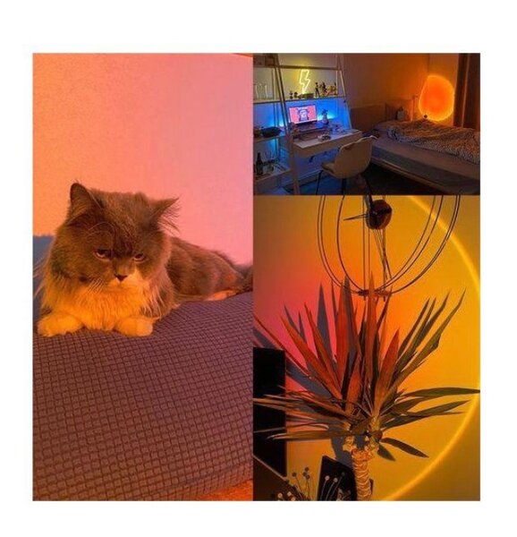 Lampe de projection LED 360°