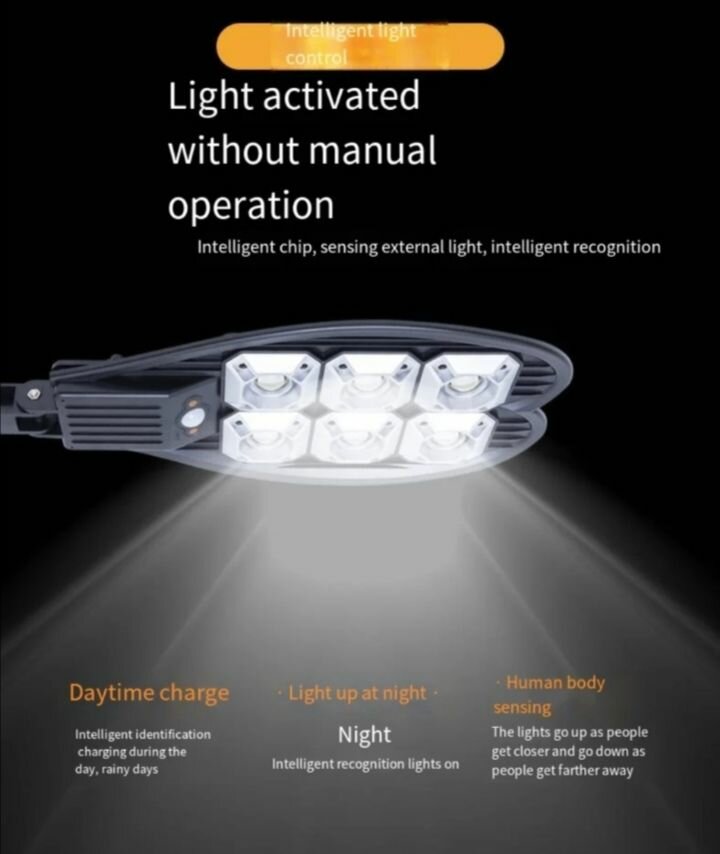 Lampe Solaire de Rue à LED