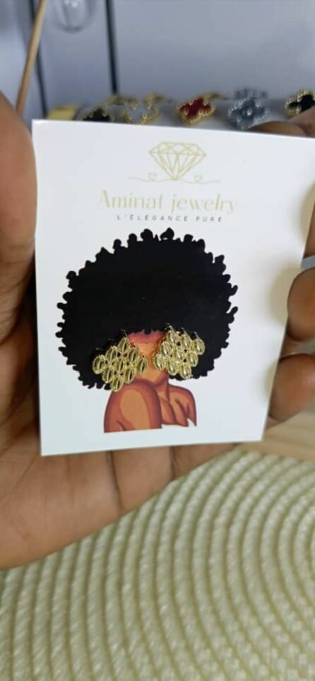 Boucles d'oreilles créoles dorées