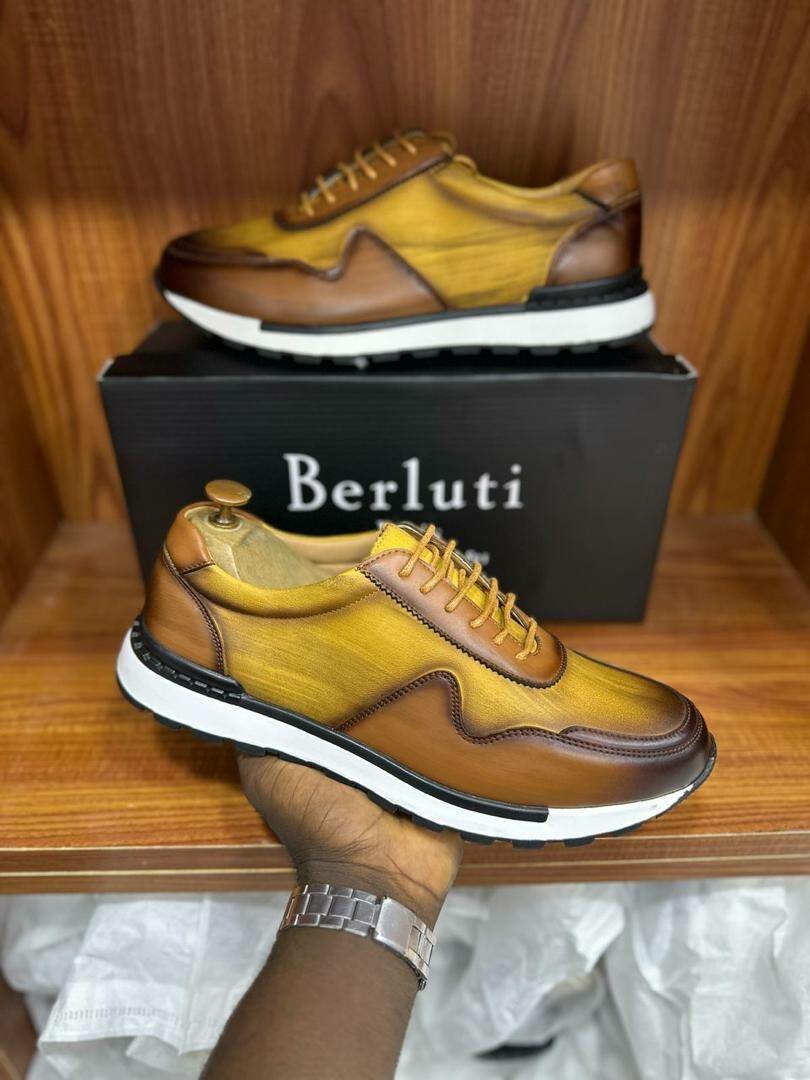 Baskets  Berluti élégantes