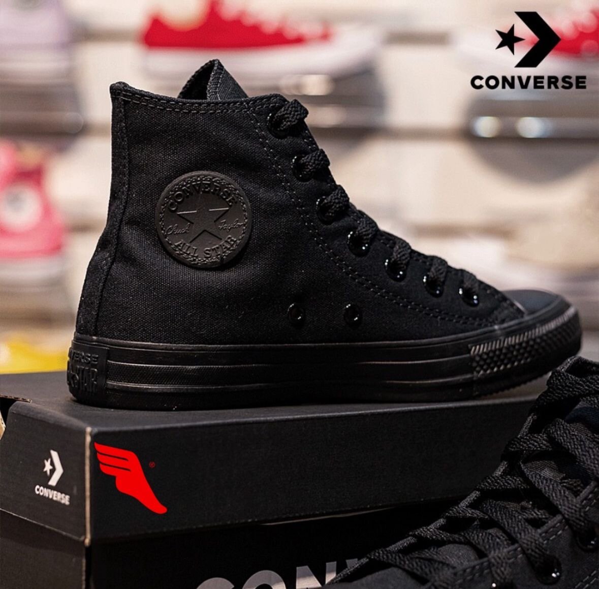 Converse Chaussures Hautes Style