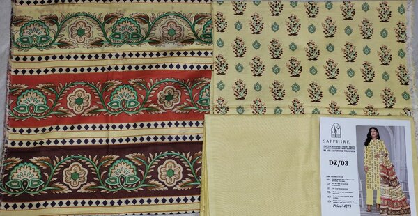 Beautiful 3 piece khaddar suit for women