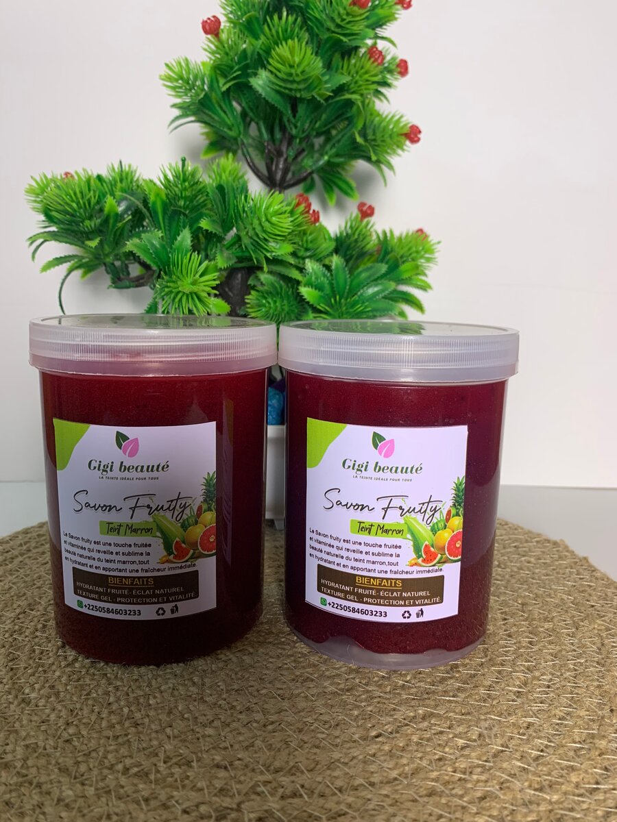 Savon  Exfoliant teint marron