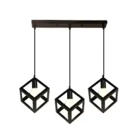 Modern Flat Base Cubes Pendant/ Hanging Chandelier Light