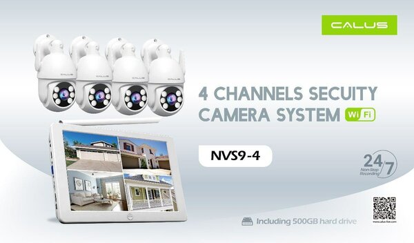 Système de sécurité 4 caméras WiFi