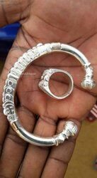 Silver Coin Bracelet Set