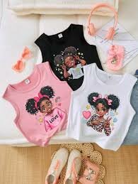 Cute Graphic Girl's Tank Tops