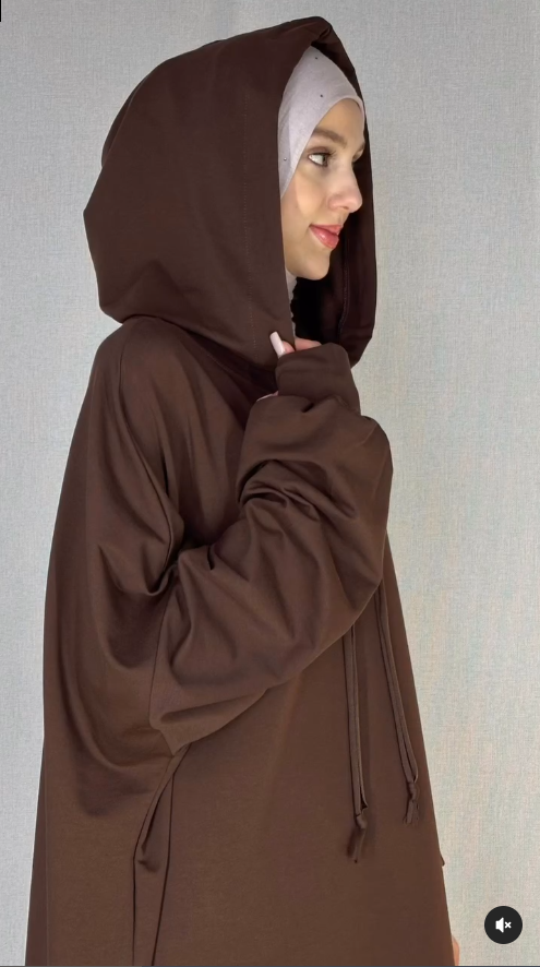 Худи платье *«SHAMS»* 🌞 с капюшоном