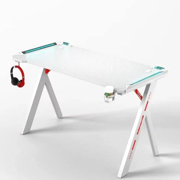 Bureau Gamer LED Ergonomique