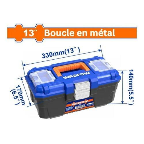 Boîte à outils métallisée Wadfow 13"