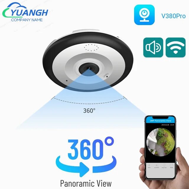 Panoramic wifi Cctv camera