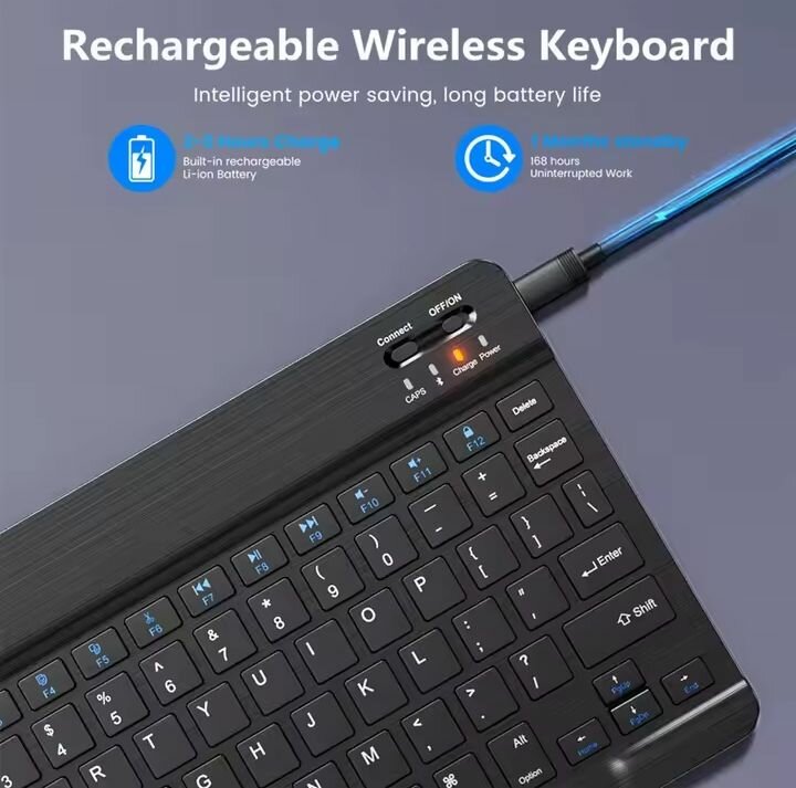 Clavier Bluetooth Rechargeable