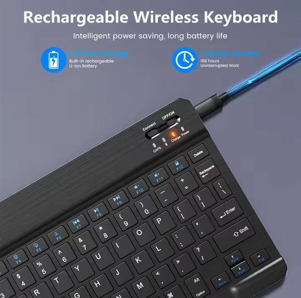 Clavier Bluetooth Rechargeable