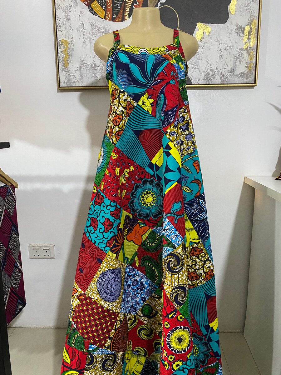 Chitenge maxi dress
