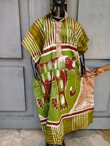 Boubou bassam avec col