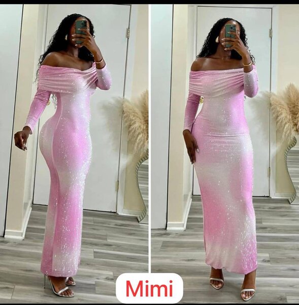 Robe Longue Épaules Dénudées