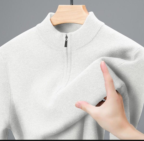 Men's Nylon half zip sweater 1 PCs Classis plain desigh