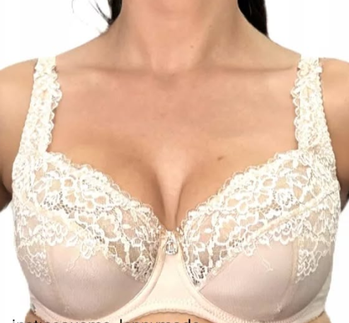 Бюстгальтер на косточках, мягкая тонкая чашка с изысканной вышивкой
