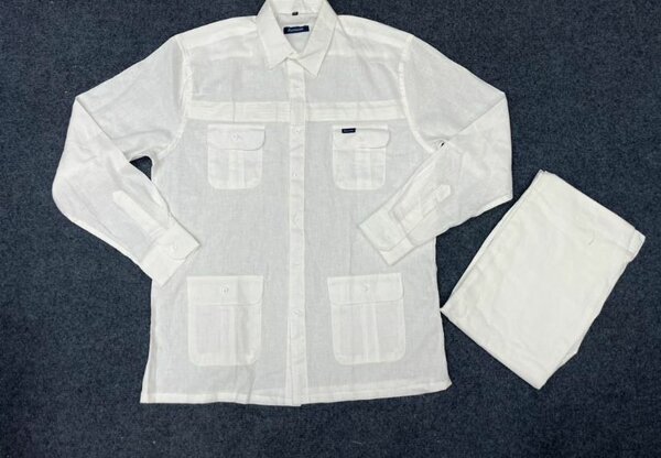 Chemise blanche en lin