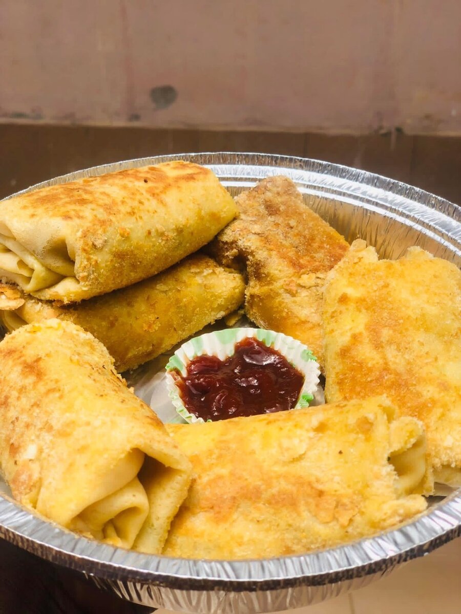 Crêpes viande et fromage