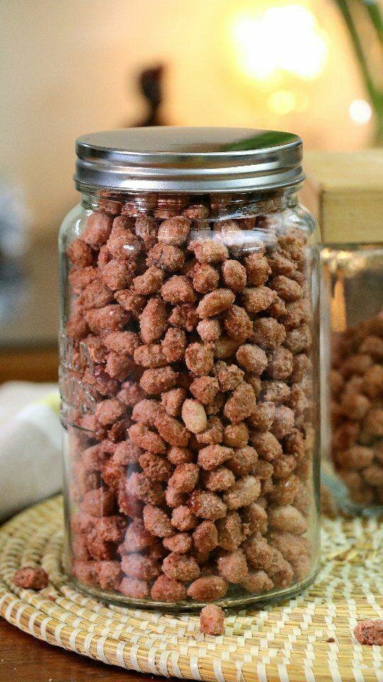 Arachides croquantes en pot