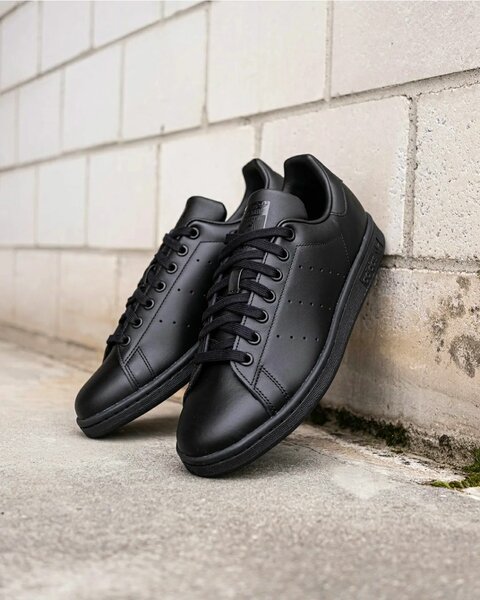 Adidas Stan Smith en cuir noir