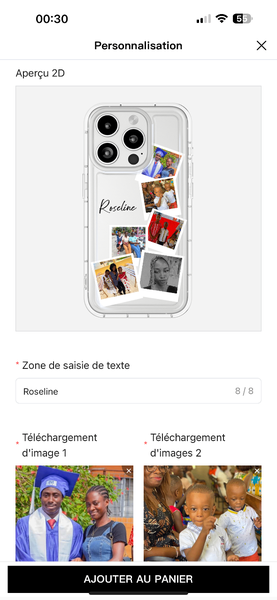 Coque Personnalisée pour iPhone