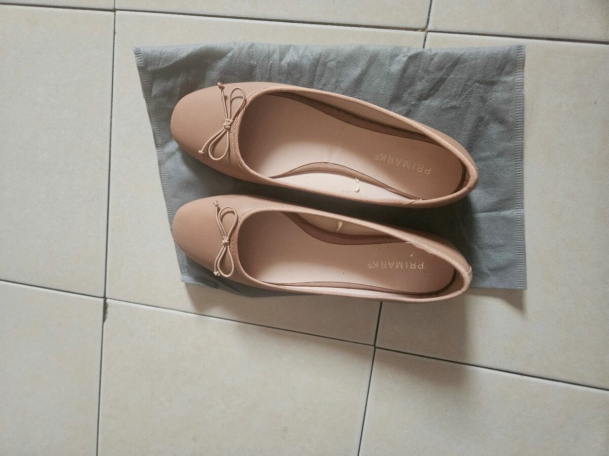 Ballerines élégantes nude