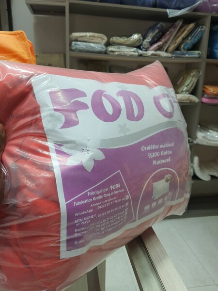 Coussin Doux en Coton