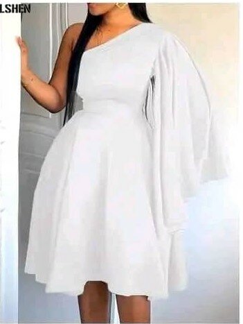 Beautiful and stylish women's dress white