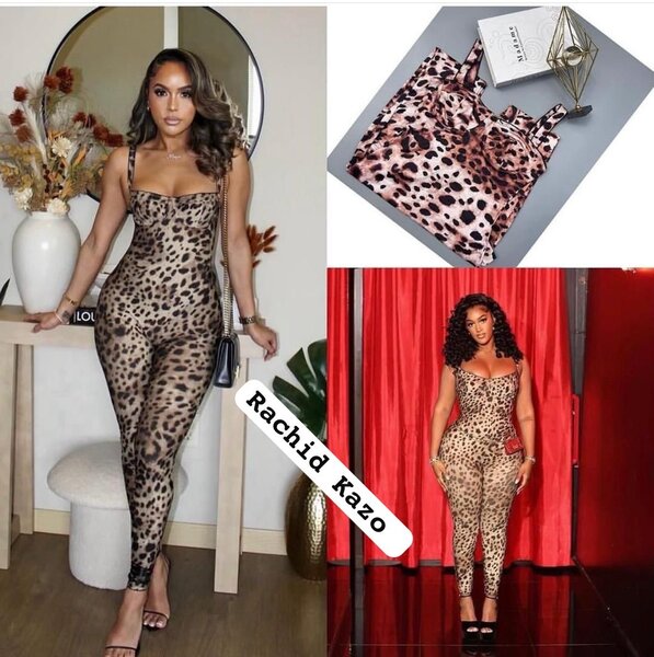 Combinaison léopard élégante