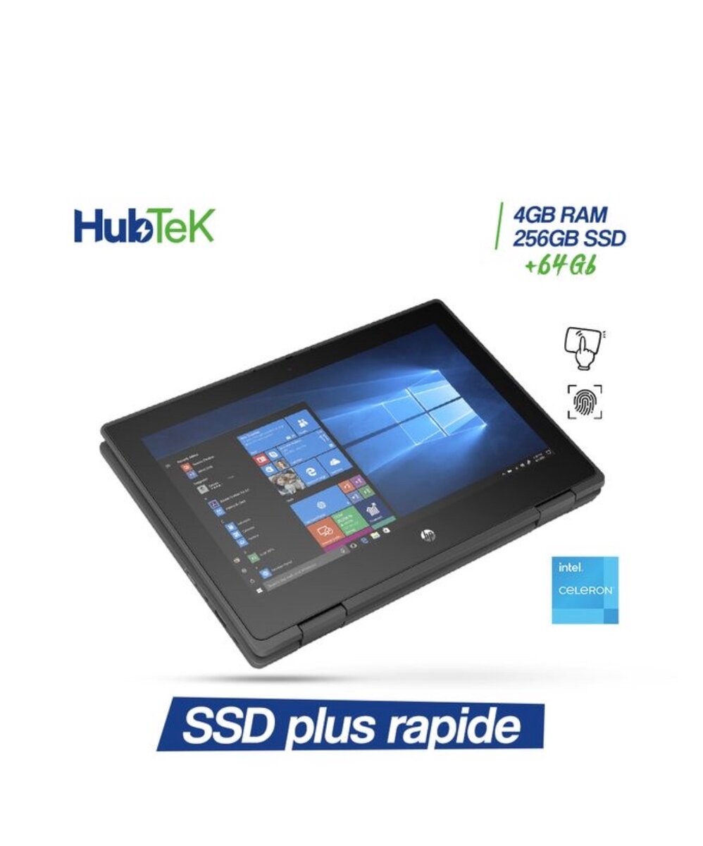 HubTek PC Portable Windows 4Go RAM 256Go SSD