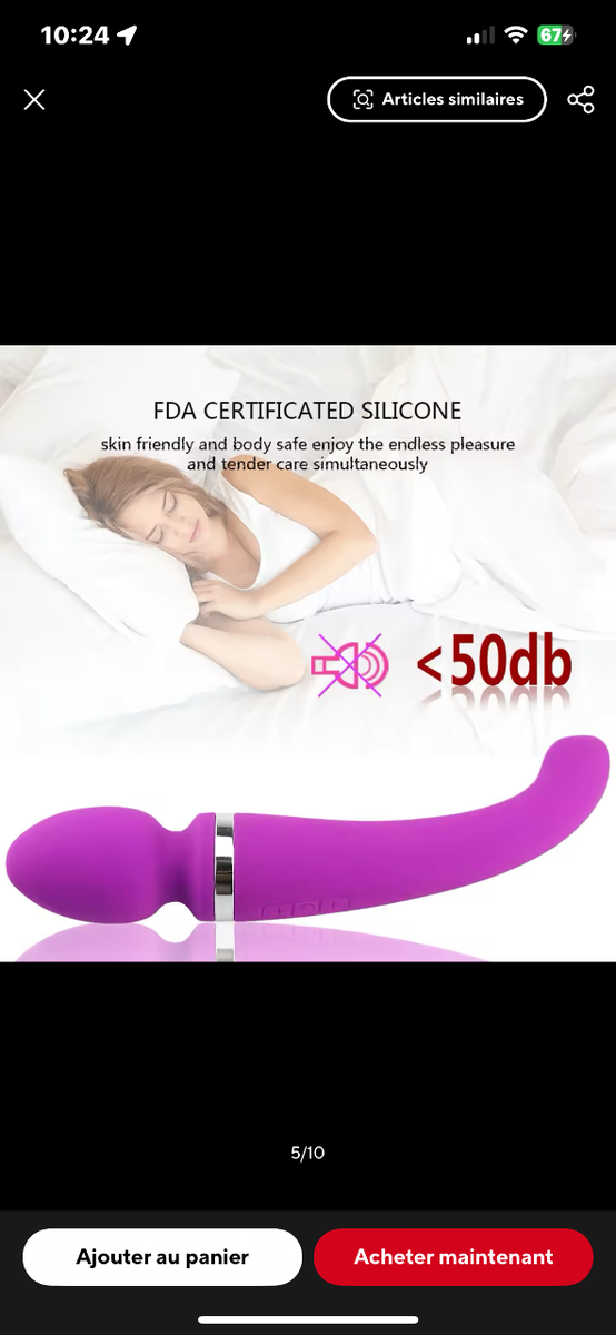 Sextoys micro vibrant flagelle
