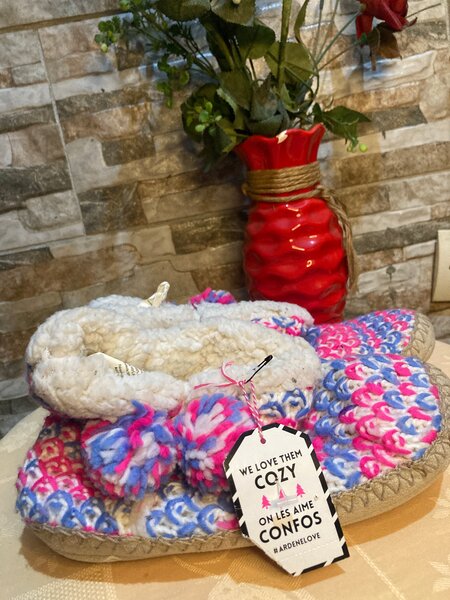 Chaussons Douillets Femme