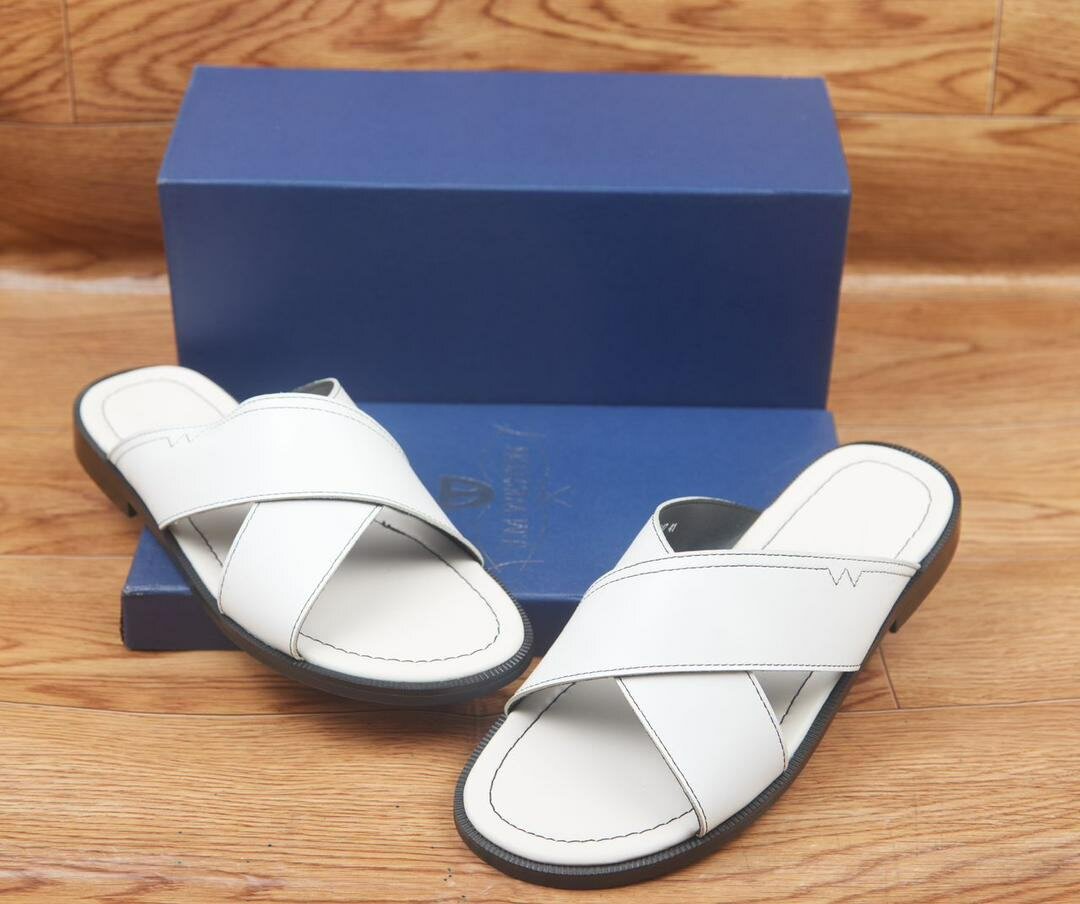 Sandales en cuir élégantes hommes