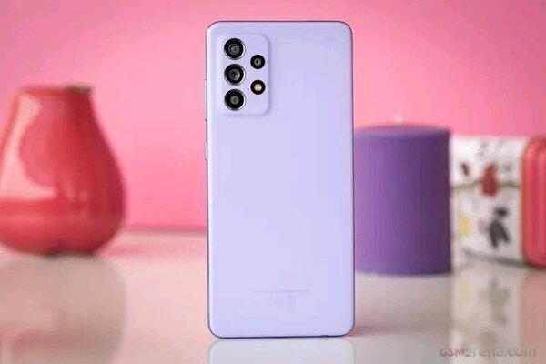 Smartphone Android 5G violet