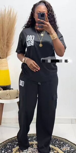 Tenue streetwear noire femme