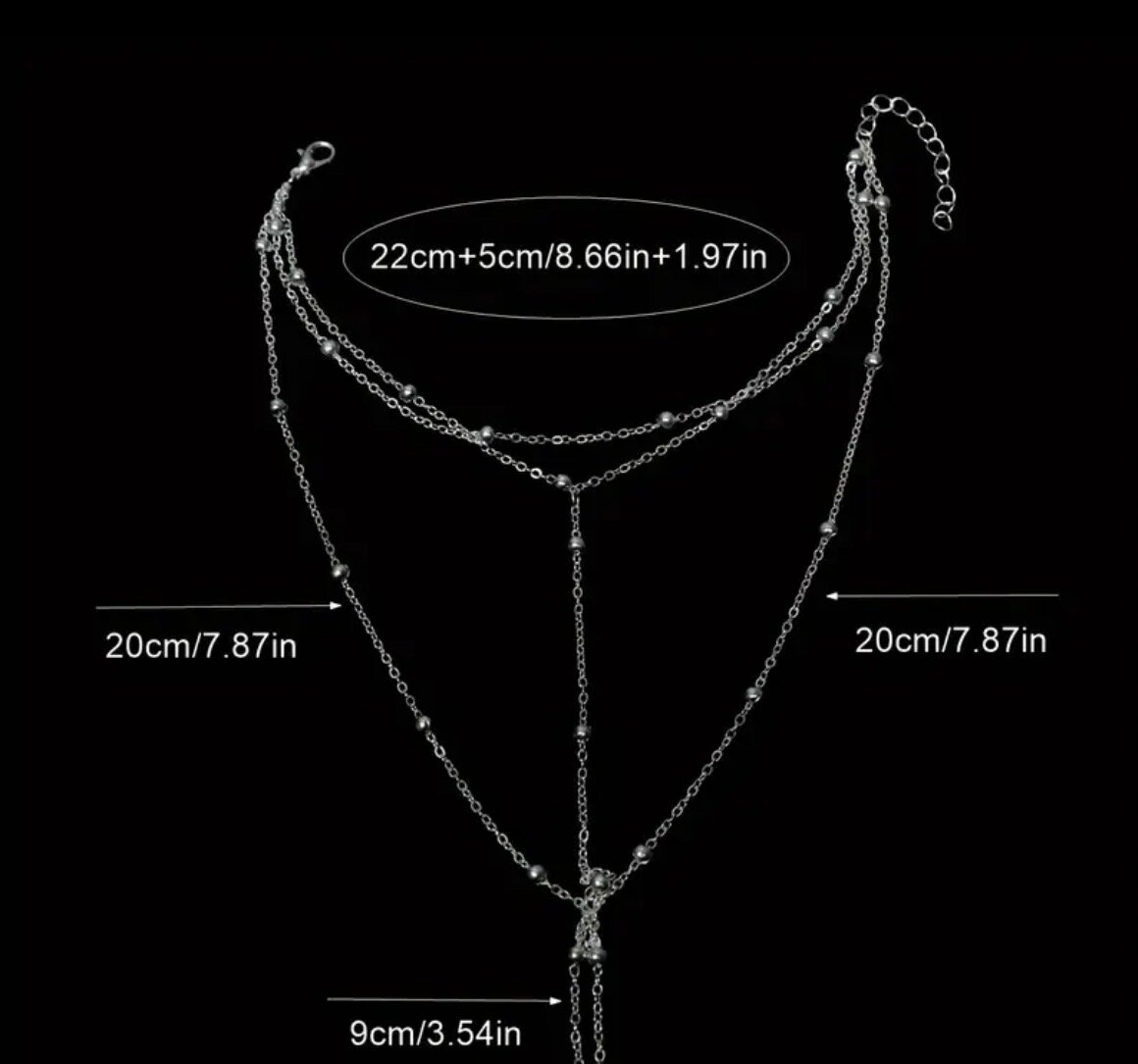 1 Chaîne de cheville élégante