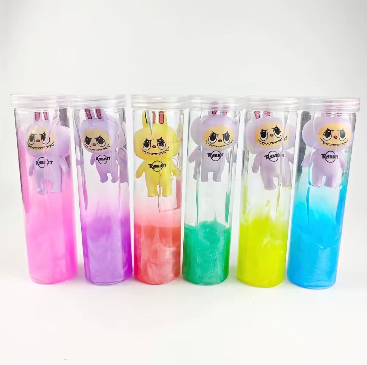 Slime coloré avec figurine