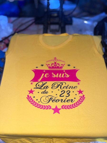 T-shirts Anniversaire Personnalisés