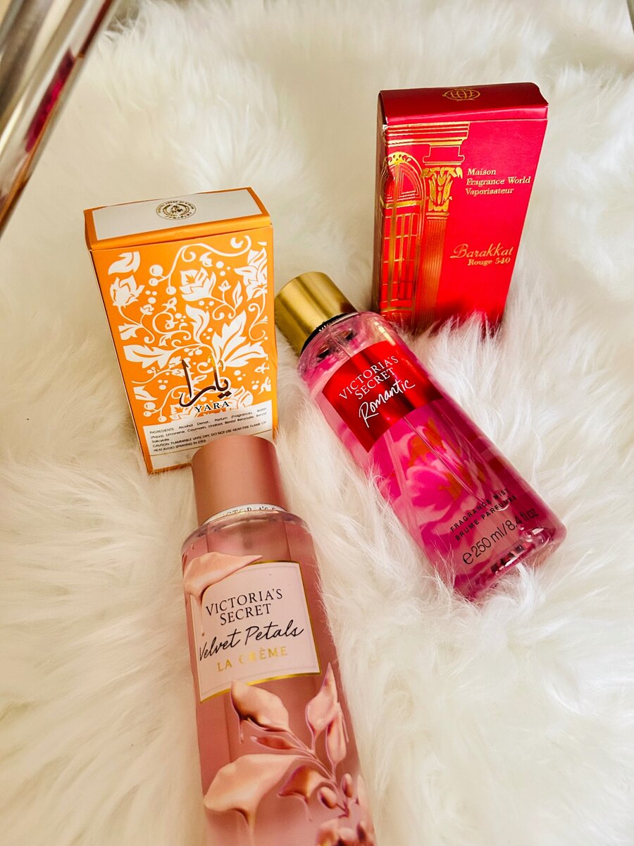 Perfume, body mist Victoria secret and lotion