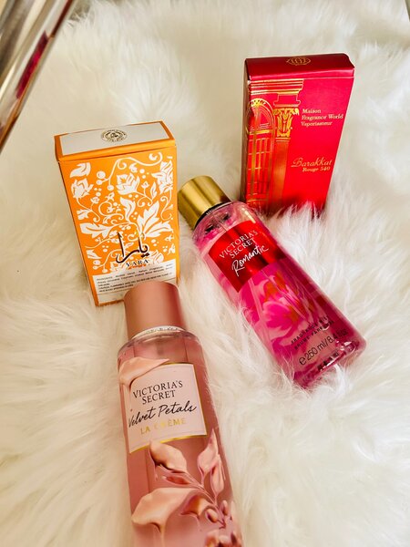 Perfume, body mist Victoria secret and lotion