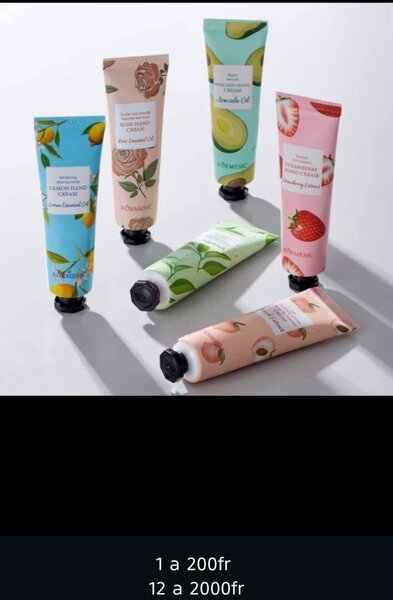 Crèmes Mains Parfumées