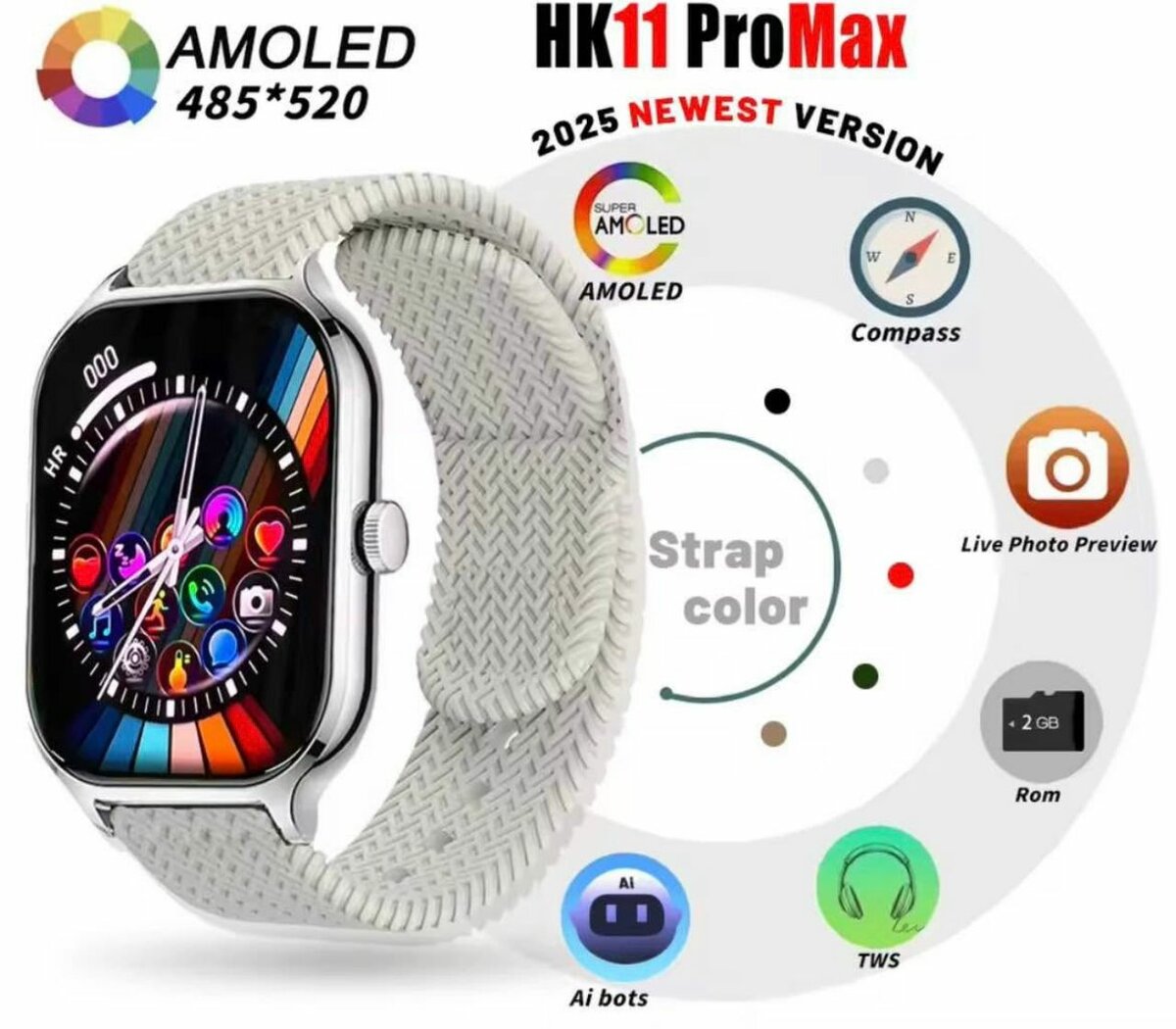 HK11 Pro Max Smartwatch 46mm