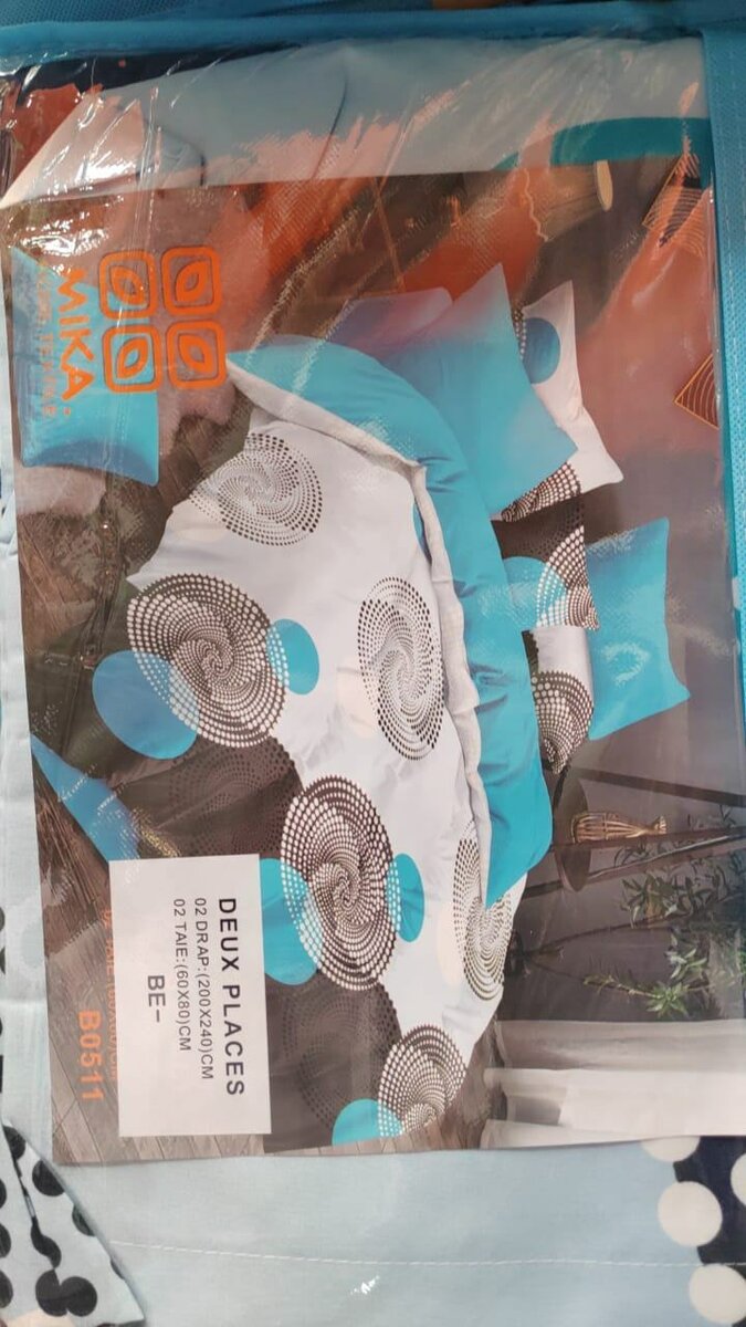 Parure lit double moderne