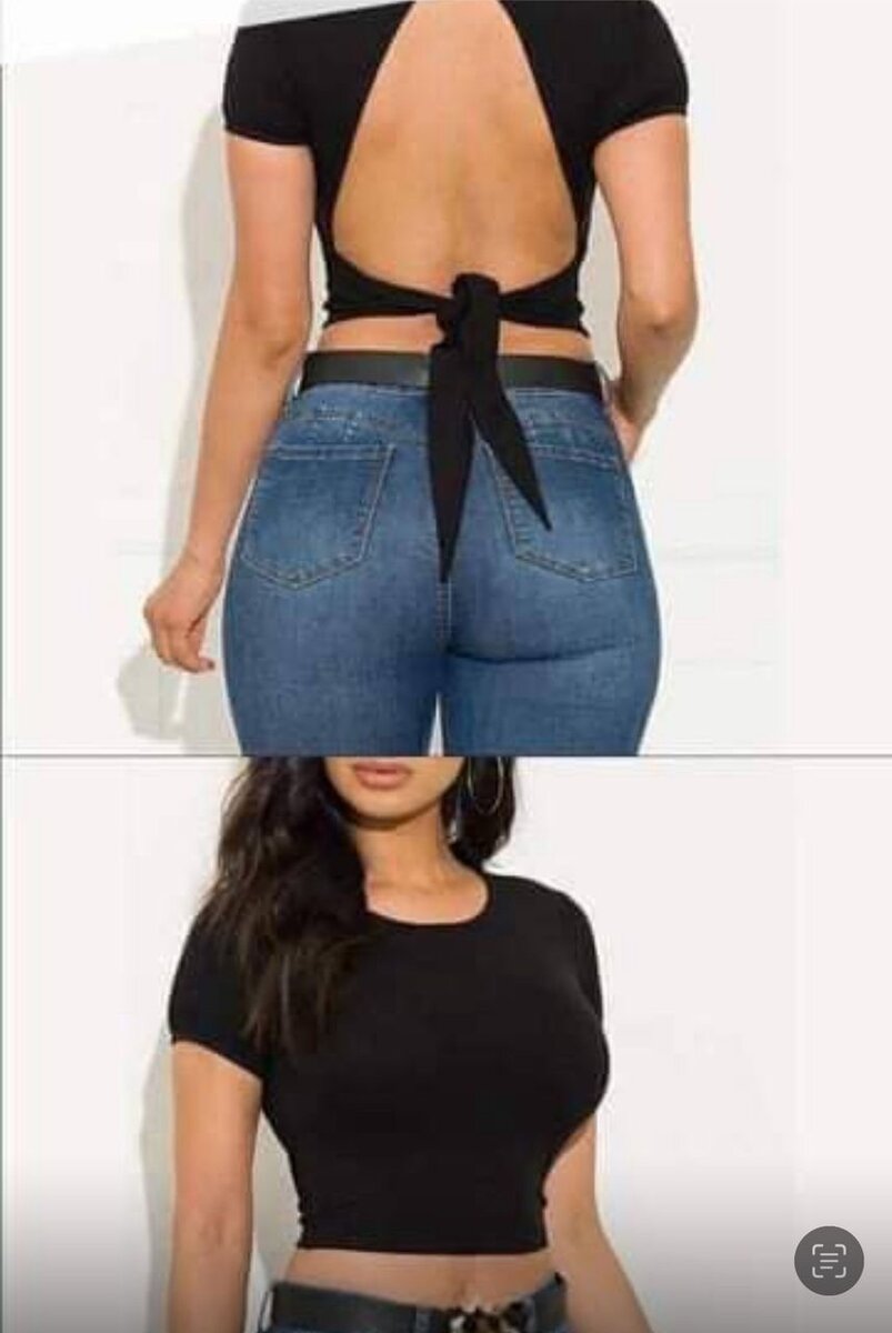 Top dos nu élégant