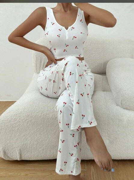 Ensemble pyjama femme cerises