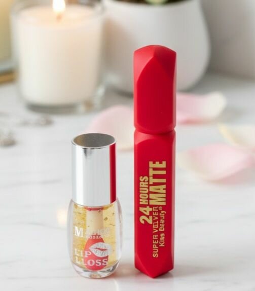 Duo de Rouge à Lèvres et Gloss