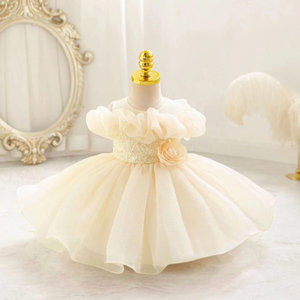 Robe Bébé en Tulle Élégante